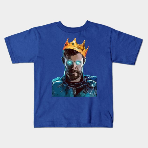 NOTORIOUS T-H-O-R Kids T-Shirt by RetroRaider